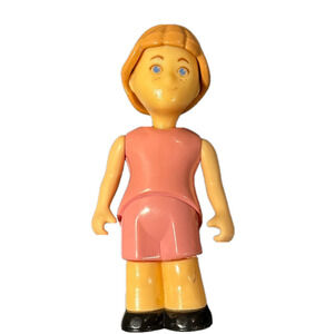 Little Tikes Dollhouse Doll Girl Sister Pink Vintage